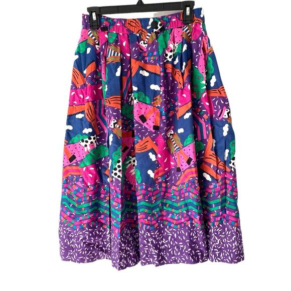 Vintage Roberto Dei Como Italy 2 Piece Suit Set Blazer Skirt Dog Gondolier 10 - Picture 8 of 11